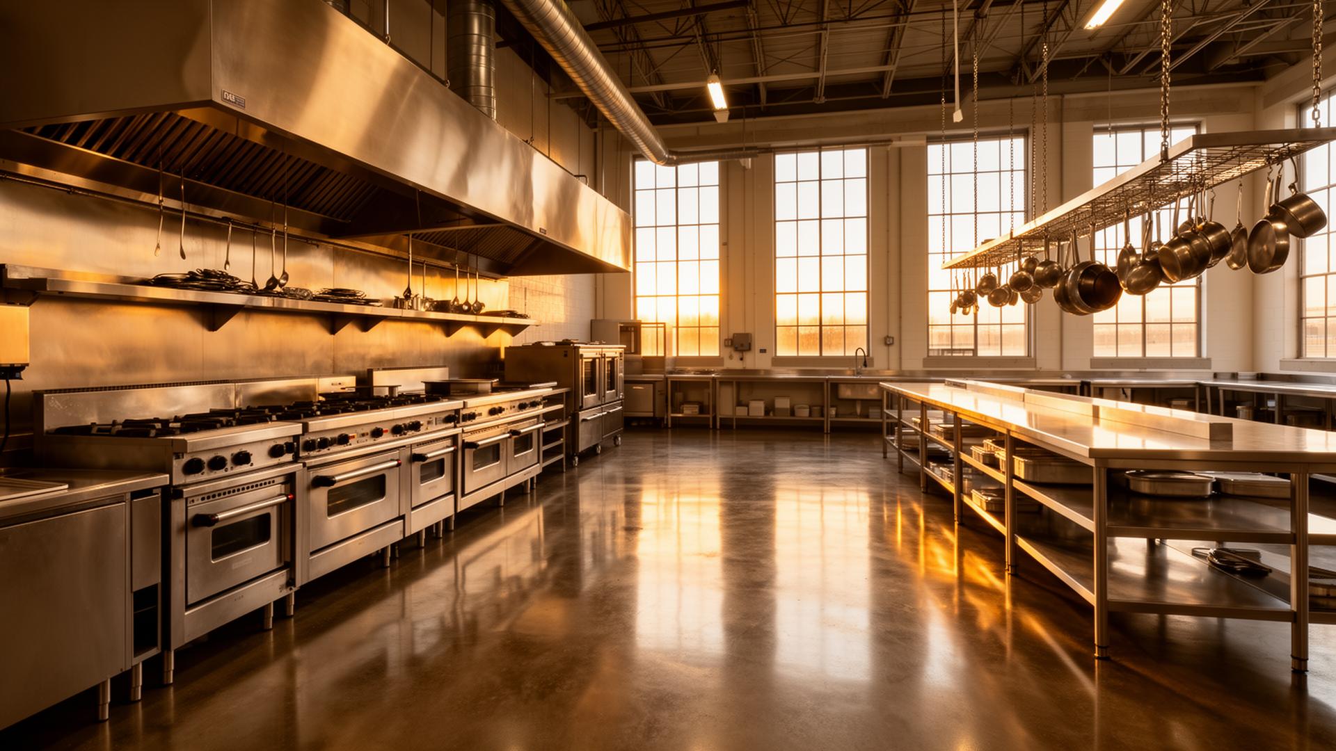 Custom Industrial Kitchens — Bespoke turn-key kitchen builds.